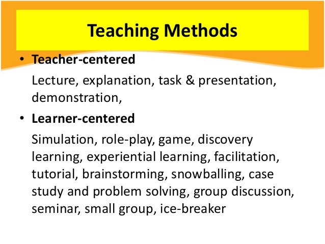 Problem Solving As A Teaching Method