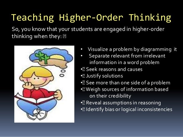 we oppose the teaching of higher order thinking skills critical thinking we oppose the teaching of higher order thinking skills critical thinking