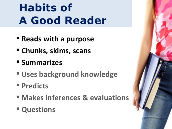 Essay on good reading habits