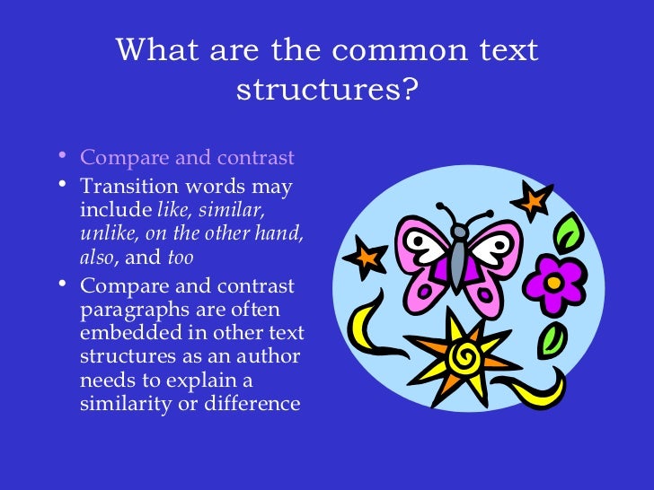 Teaching text structure
