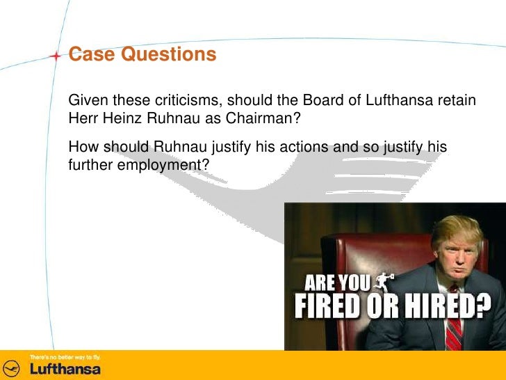Lufthansa case study challenge