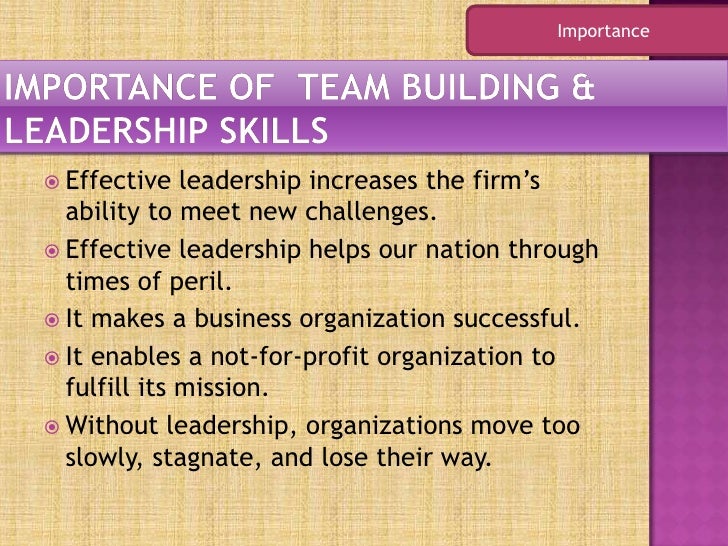 describe a leader