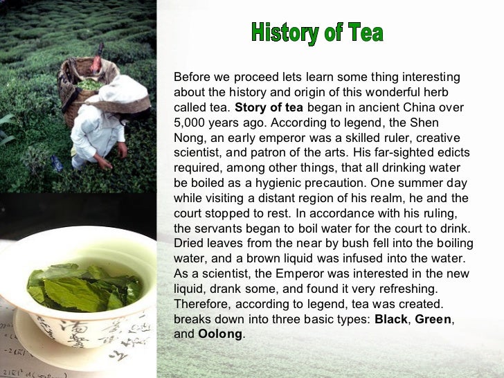 Market Research on Tea in India