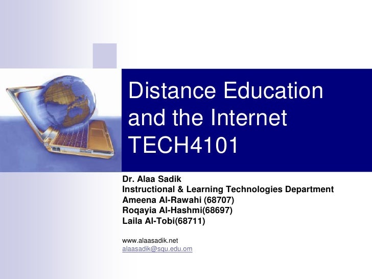 Definition Of Distance Learning Program
