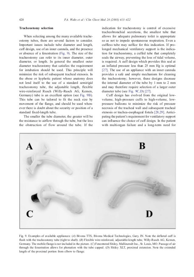 Technique of tracheostomy
