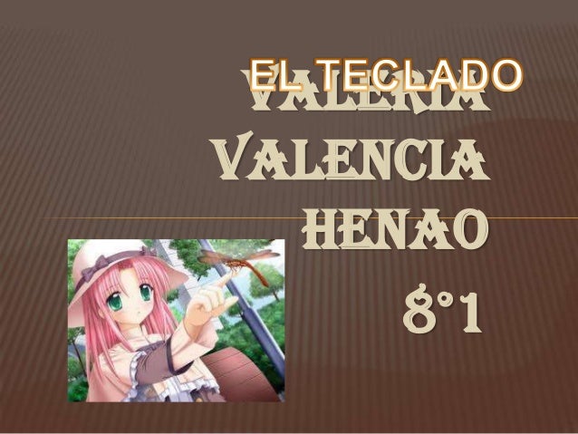 EL TECLADO Y SUS PARTES el teclado y sus partes: