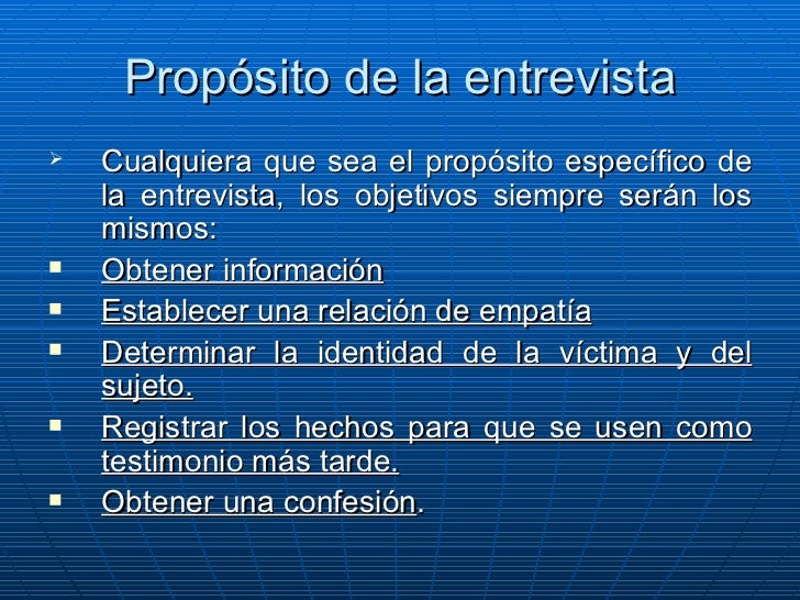 Tecnicas De Entrevista
