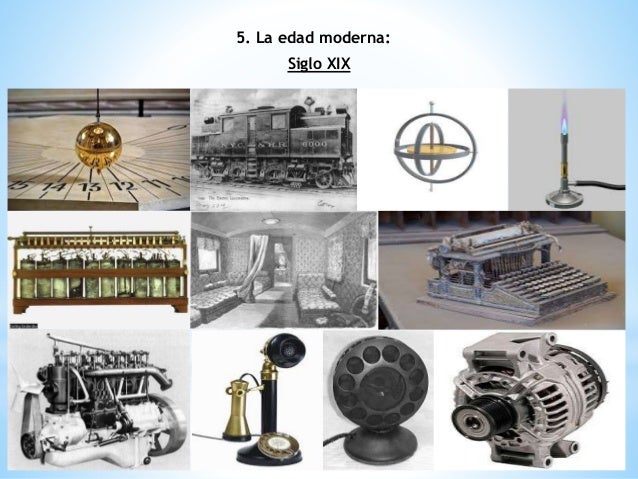 Resultado de imagen para tecnologia edad moderna