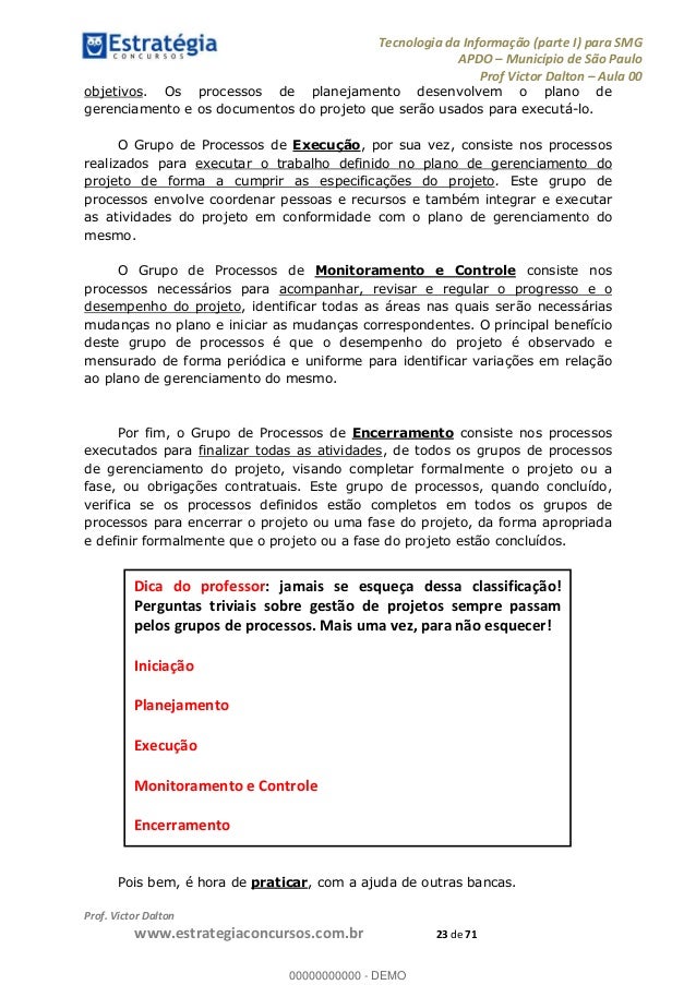 Cursos tecnologia da informacao