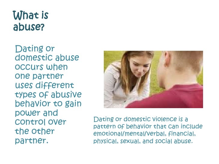 Physical abuse in dating relationships