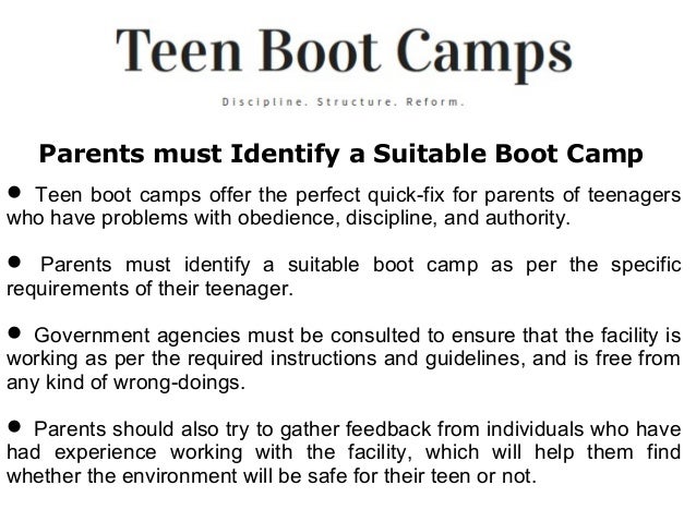 Boot Camp For Teen 95
