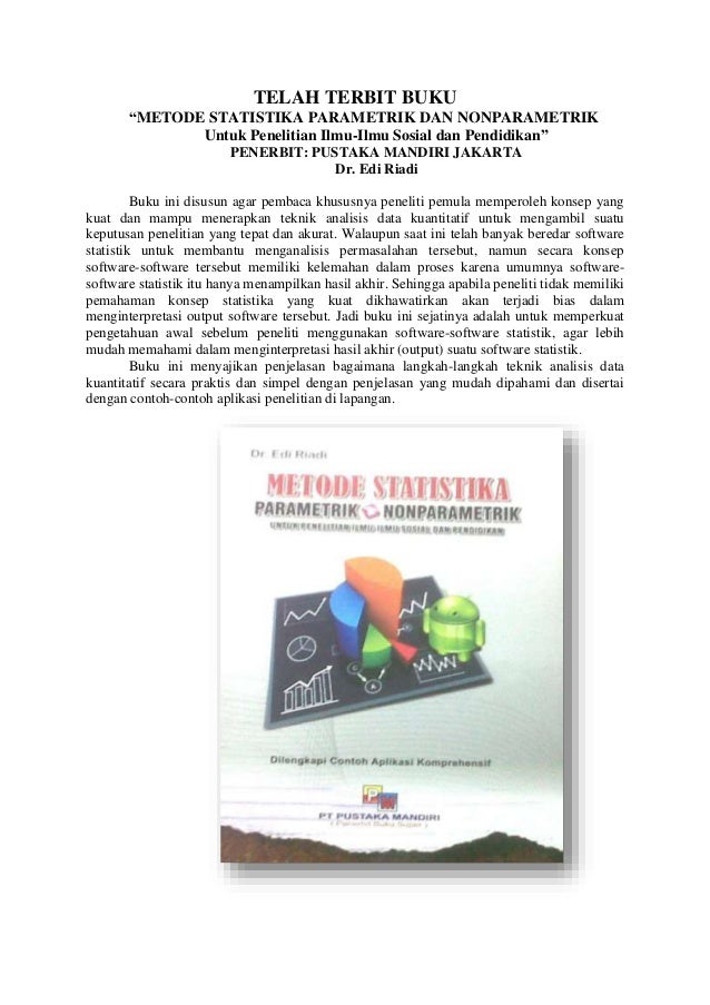 buku metode statistika parametrik nonparametrik buku metode statistika parametrik nonparametrik