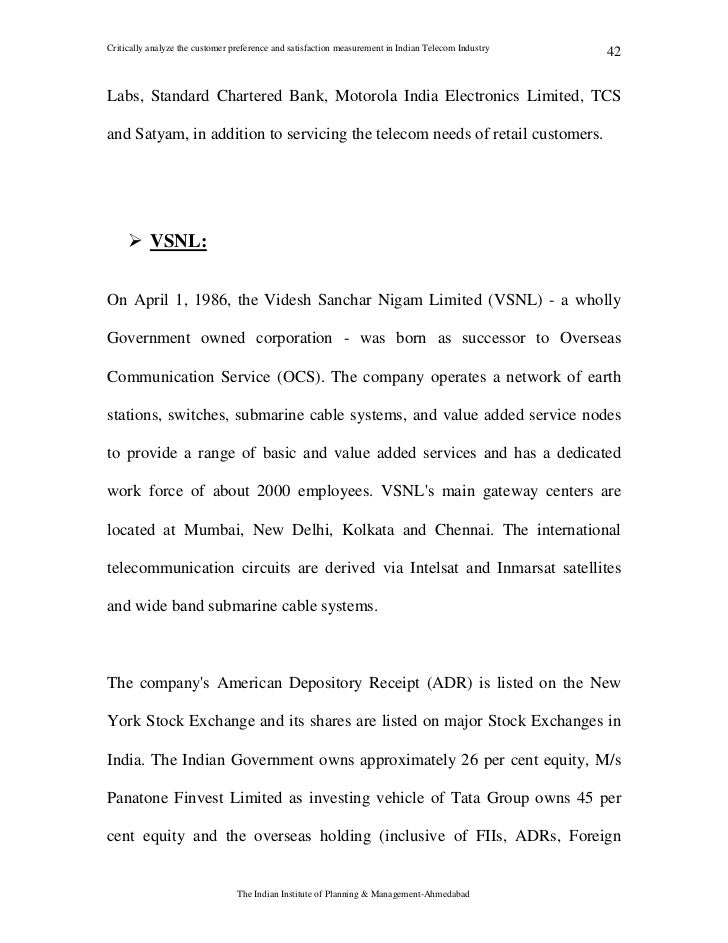 Effective customer relationship management thesis