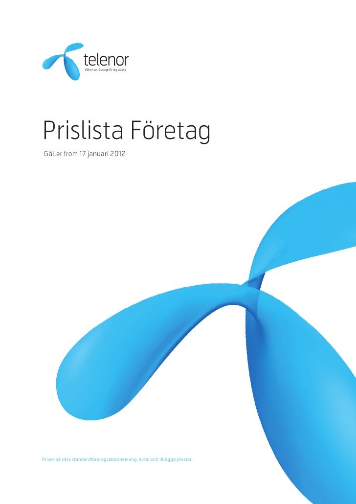 telenor prislista telenor prislista