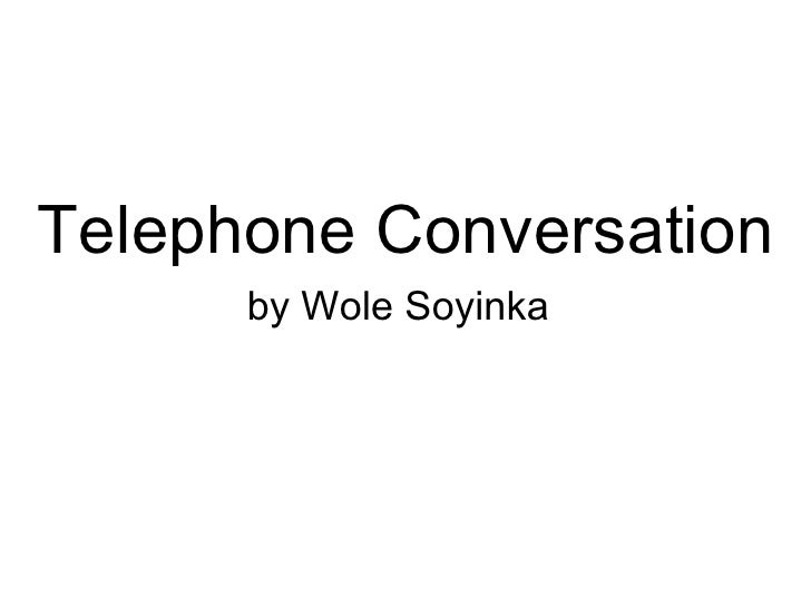 Telephone Conversation
