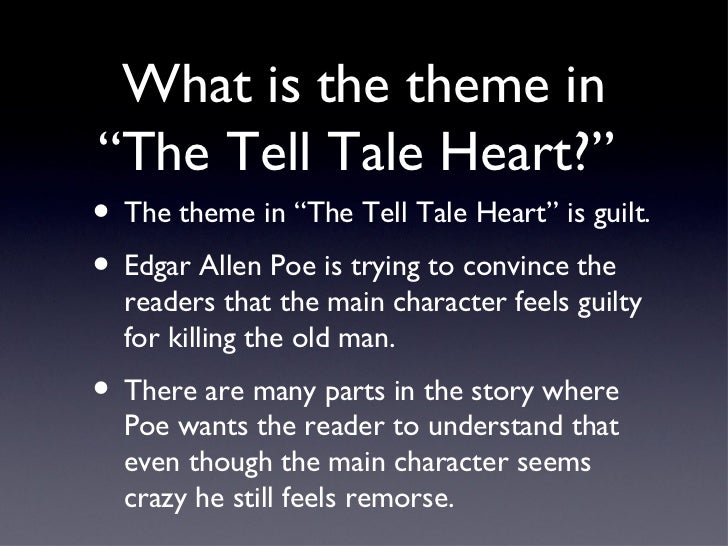 Literary Elements Of The Tale Tell Heart