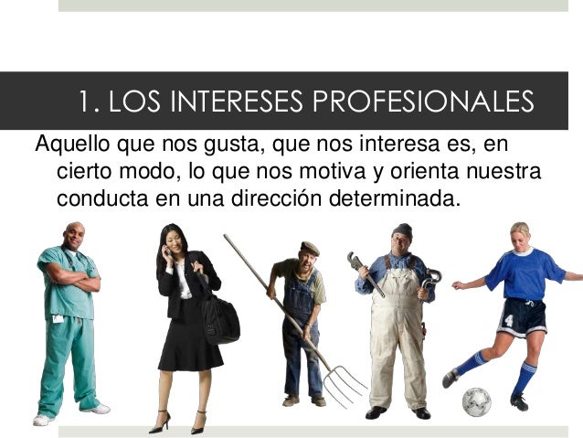 Tema 2: Intereses y preferencias vocacionales