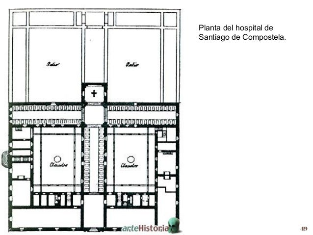 Resultado de imaxes para Hospital de los Reyes Católicos planos