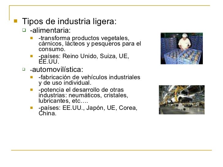 Tema 7 la industria Tema 7 la industria