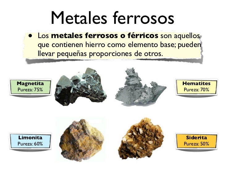 Daniel Alejandro Dussan Ivan Mauricio Ortiz LOS METALES FERROSOS Y NO FERROSOS... Daniel Alejandro Dussan Ivan Mauricio Ortiz LOS METALES FERROSOS Y NO FERROSOS...