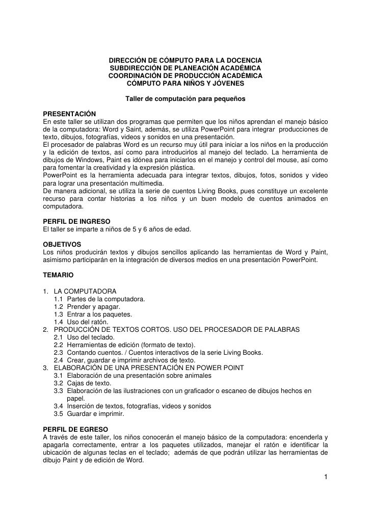 Informatica curso