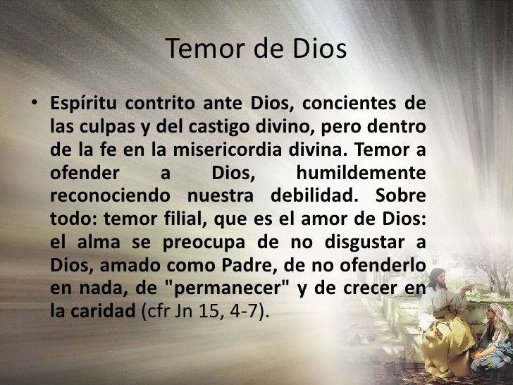 Temor de dios