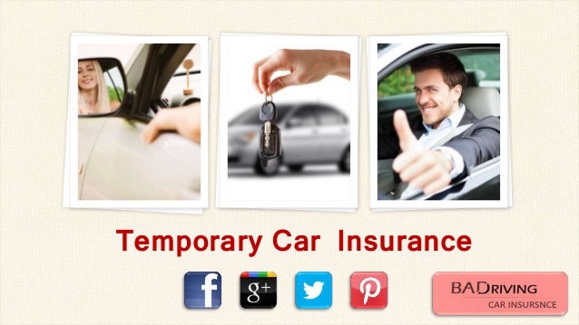 Temporary vehicle insurance