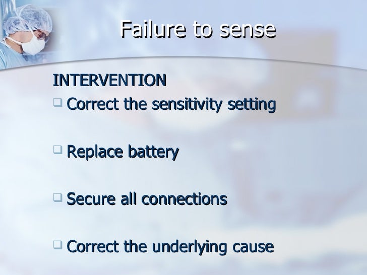 difference between failure to sense and failure to capture difference between failure to sense and failure to capture