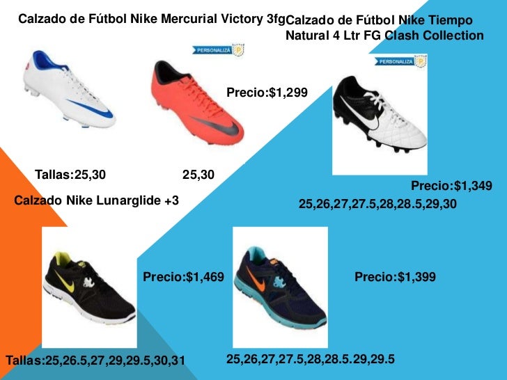 precio zapatos de futbol nike mercurial