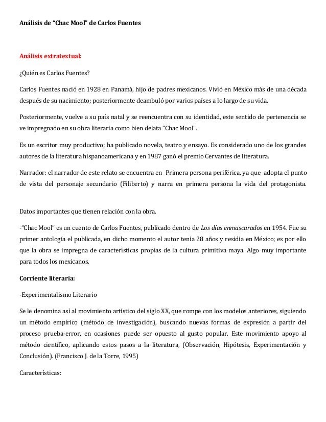 chac mool carlos fuentes pdf