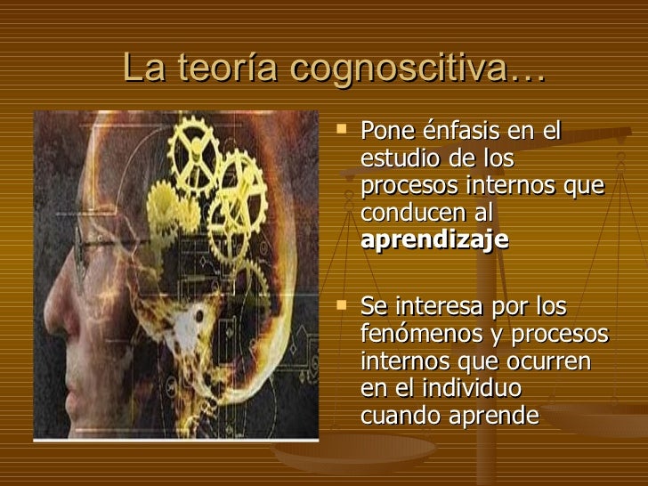 TeoríA Del Aprendizaje Cognoscitiva TeoríA Del Aprendizaje Cognoscitiva