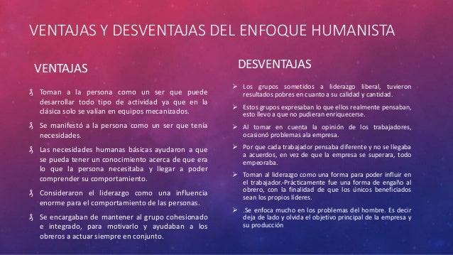 Teoría humanista de la administración