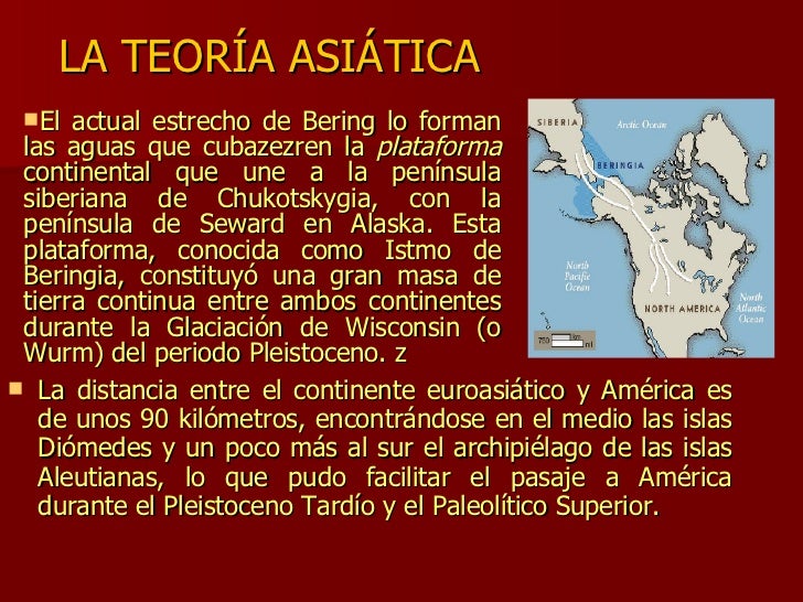 Teorías del Poblamiento de América Teorías del Poblamiento de América