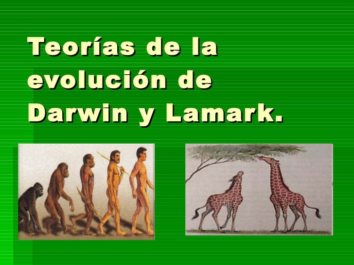 Compare As Teorias De Lamarck E Darwin