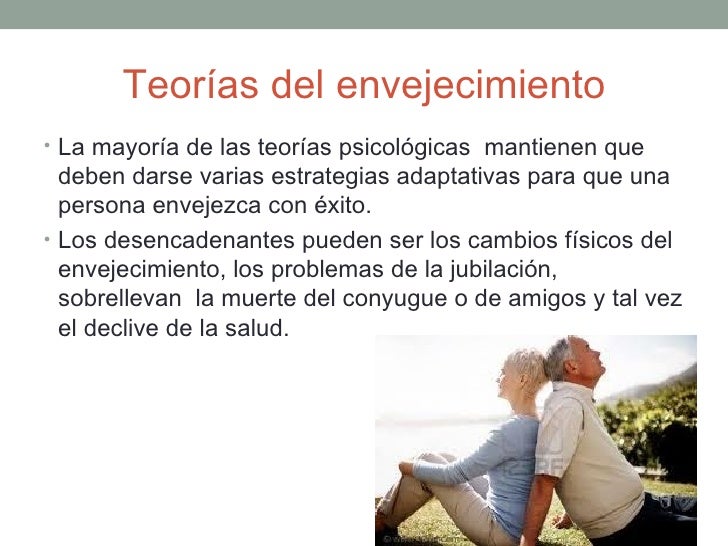 Teorías del envejecimiento
