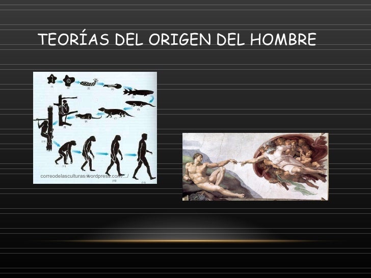 Teorías del origen del hombre