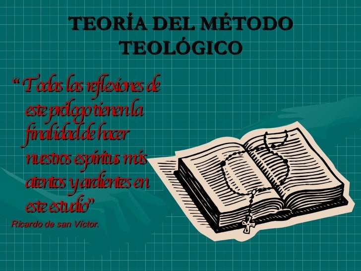 Teoria del metodo