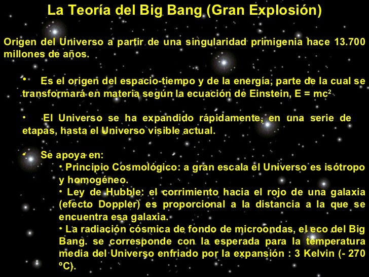 teoria big bang teoria big bang