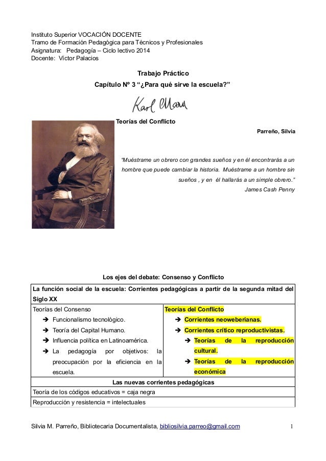 Teoria del Conflicto Marx Teoria del Conflicto Marx