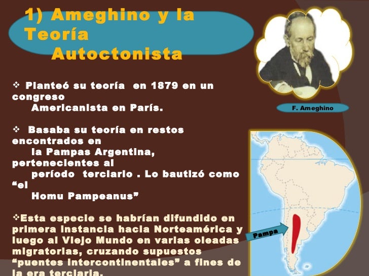 <ul><li>Planteó su teoría  en 1879 en un congreso  </li></ul><ul><li>Americanista en París. </li></ul><ul><li>Basaba su te...