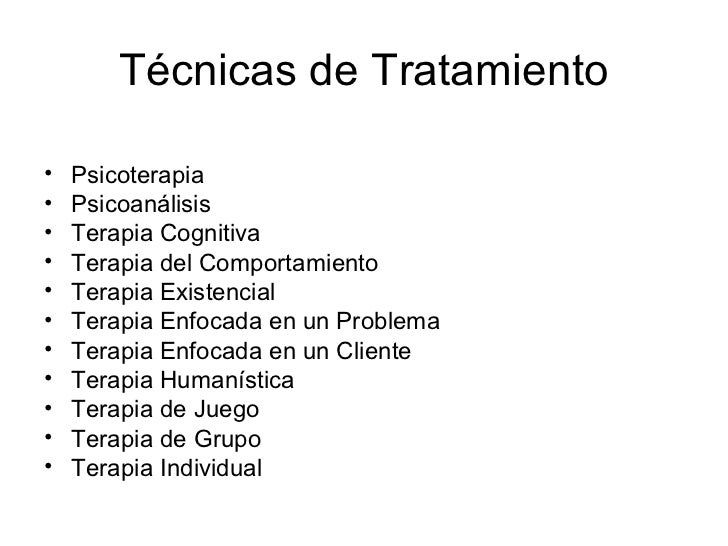 Teoria y tecnicas de terapia