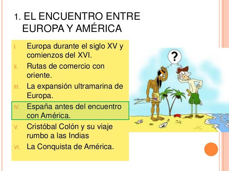 El Encuentro entre Europa y América