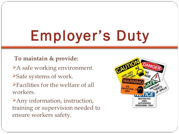 work safe instruction employee