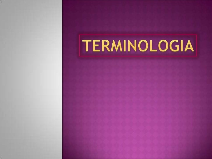 Terminologia medica diccionario