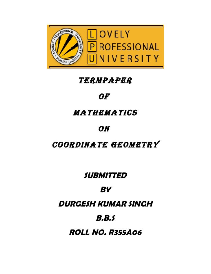 Coordinate geometry homework help
