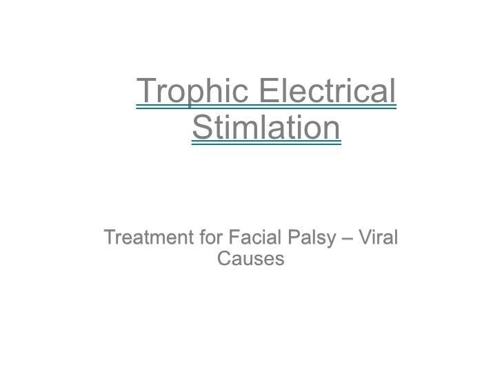 Bell's Palsy Electrical Stimulation Treatment