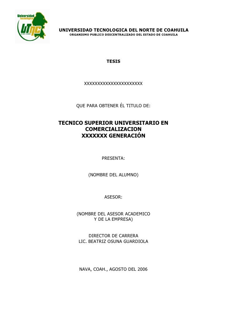TESINA TESIS tesina tesis: