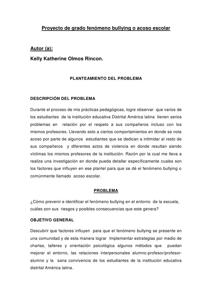 Thesis De Bullying | tesis final kelly olmos Thesis De Bullying | tesis final kelly olmos