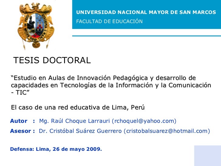 DESARROLLO TESIS desarrollo tesis: