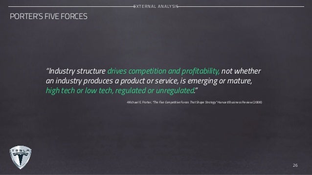 porter s five forces for tesla motors The open innovation paradigm in electric vehicle industry: a case study of tesla motors 272 porter’s five forces model. porter s five forces for tesla motors The open innovation paradigm in electric vehicle industry: a case study of tesla motors 272 porter’s five forces model.